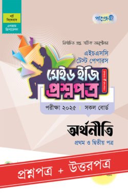 পাঞ্জেরী অর্থনীতি প্রথম ও দ্বিতীয় পত্র – এইচএসসি ২০২৫ টেস্ট পেপারস মেইড ইজি (প্রশ্নপত্র + উত্তরপত্র)